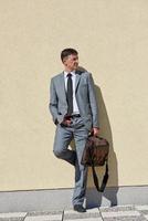 senior  businessman outdoors photo