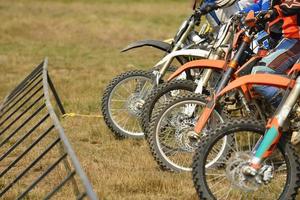 Motocross bike view photo