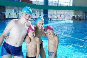 Swimming class view photo