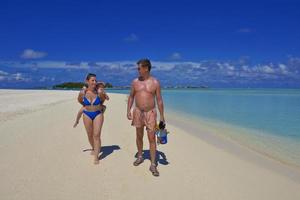 happy family on vacation photo