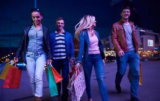 Group Of Friends Enjoying Shopping photo