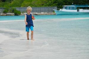 happy family on vacation photo