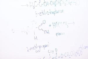 estructura de la molécula química en jabalí blanco foto