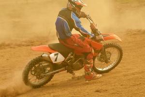 Motocross bike view photo