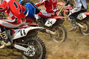 Motocross bike view photo