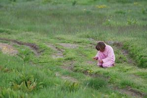 little girl crying photo