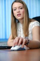 Businesswoman portrait view photo