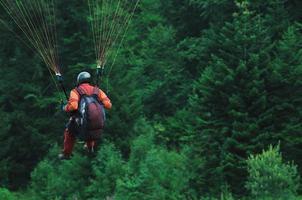 paragliding sport view photo