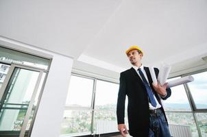 young architect portrait photo