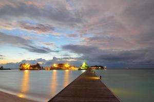 Tropical beach view photo