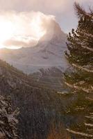 mountain matterhorn zermatt switzerland photo