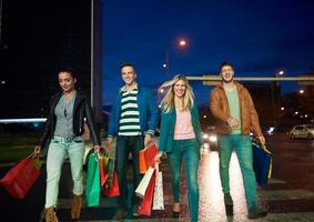 Group Of Friends Enjoying Shopping photo