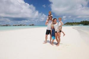 happy family on vacation photo