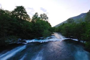 river waterfall wild photo