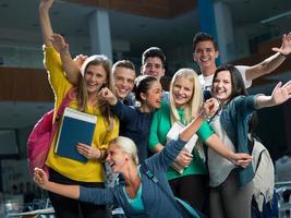 grupo de estudiantes de estudio foto