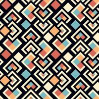 Seamless pattern of geometric shapes, Squares, rhombuses, Geometric background vector