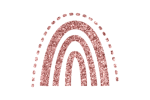 paillettes arc-en-ciel png