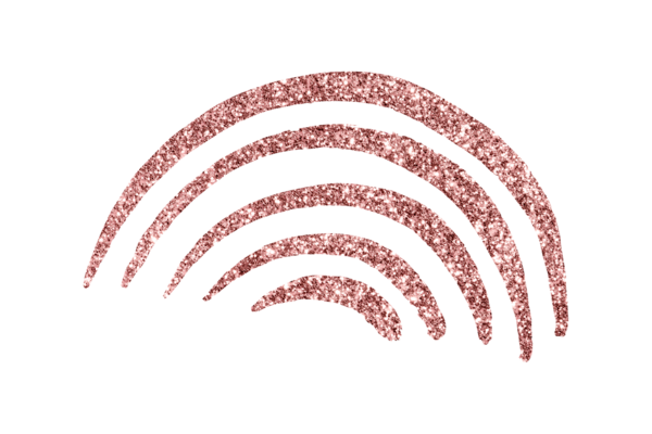 Rose Gold Glitter PNGs for Free Download