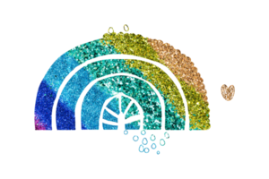 glitter, arco-íris png