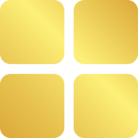 icône de l'application d'or png