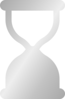 Silver Hourglass Icon png