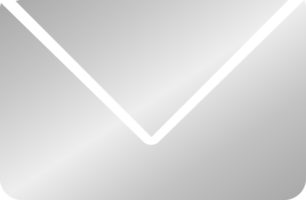 zilver mail icoon png