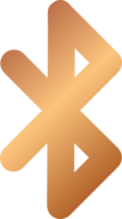 Bronze Bluetooth Icon png