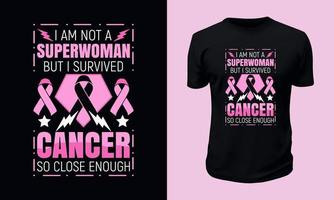 Breast Cancer Awareness T-shirt Design vector