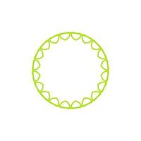 mandala design with abstract shape vector