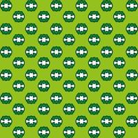 Pattern design template with ornament motif. repeat and seamless textile. decorative graphic in flat style vector