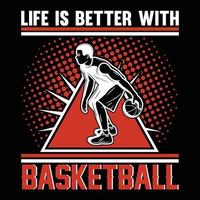 Basketball t shirt design vector