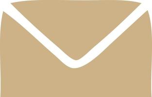 flat color retro cartoon paper envelope vector