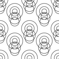 circles seamless pattern. abstraction from circles. wallpaper for textiles vector