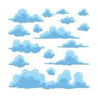 Cloud Hand Drawn Doodle Icon Element Collection vector