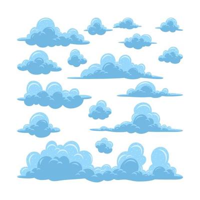 Cloud Hand Drawn Doodle Icon Element Collection