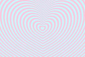 Abstract optical illusion background with a heart. Vector. vector