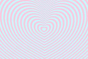 Abstract optical illusion background with a heart. Vector. vector