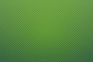 Green pop art background with halftone dots in retro comic style. Vector illustration.