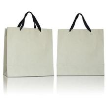 Brown paper bag on white background photo