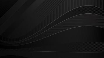 Black abstract background with elegant lines photo
