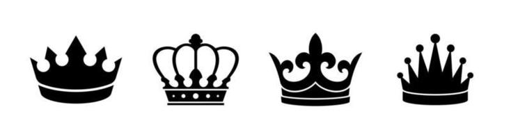 Crown icon design element suitable for websites, print design or app vector