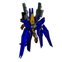 Mecha with attacking combat style png