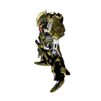 Robot with defensive combat style png