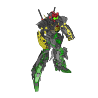 mecha com estilo de combate estratégico png