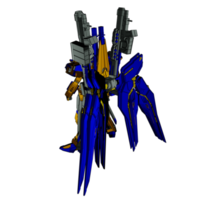 Mecha with attacking combat style png