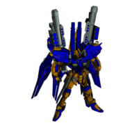 Mecha with attacking combat style png