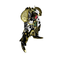 Robot with defensive combat style png