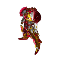 mecha com estilo de combate estratégico png