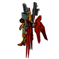 Mecha with attacking combat style png