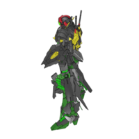 Mecha with strategy combat style png